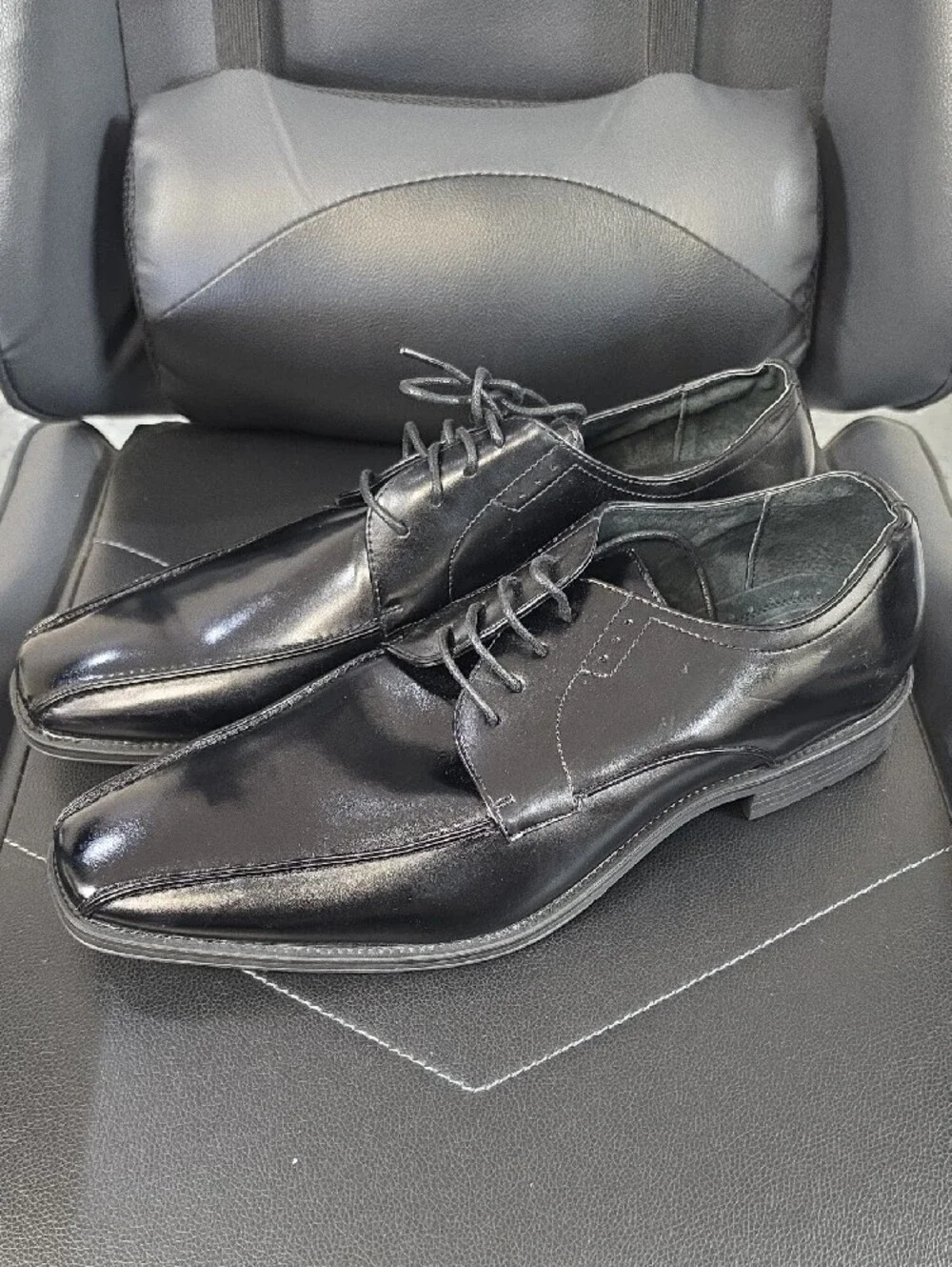 Stacy Adams Men's Black Patent Lace-Up Oxfords